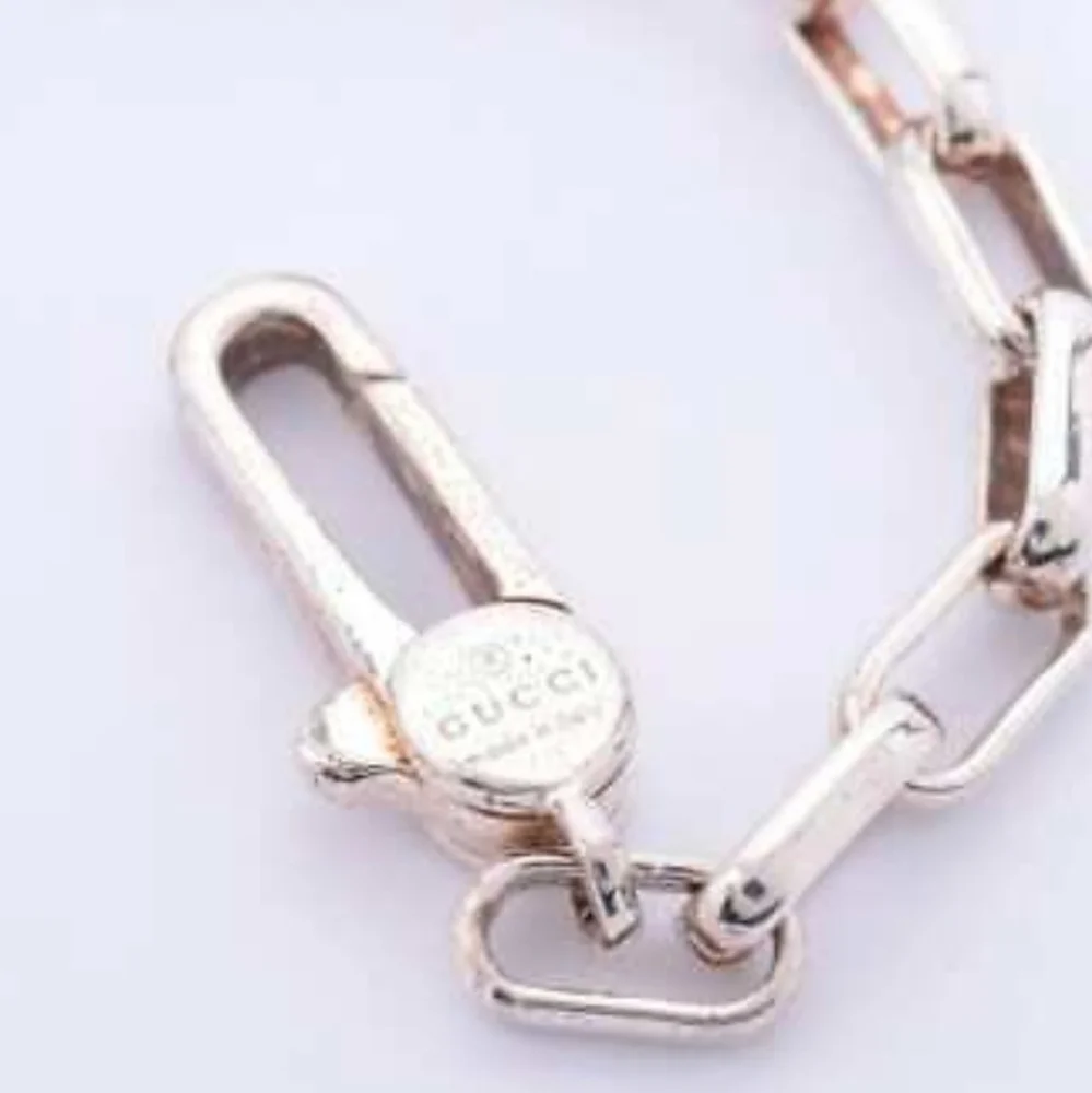 GUCCI STATEMENT bracelet Double  G's!!! 925 Sterling Silver 🧡💚💛💙💜